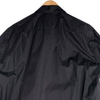 PRADA プラダ 比翼 ショートスリーブシャツ 半袖 ブラック ボタン マジックテープ コットン ナイロン ポリウレタン Size 42 福生店