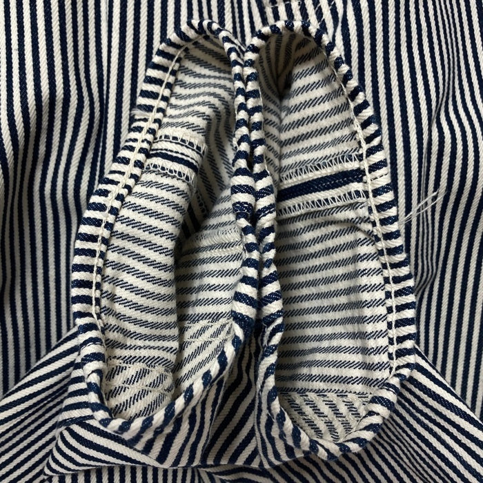 SCYE Basic サイベーシックス ストライプパンツ ネイビー size27 瑞穂店