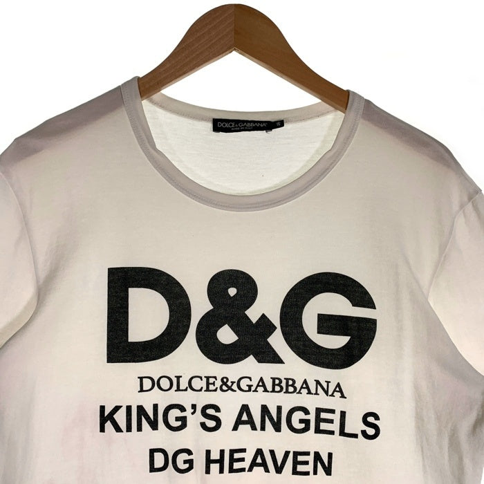 DOLCE & GABBANA ドルチェアンドガッバーナ 半袖 Tシャツ ホワイト Size 46 福生店