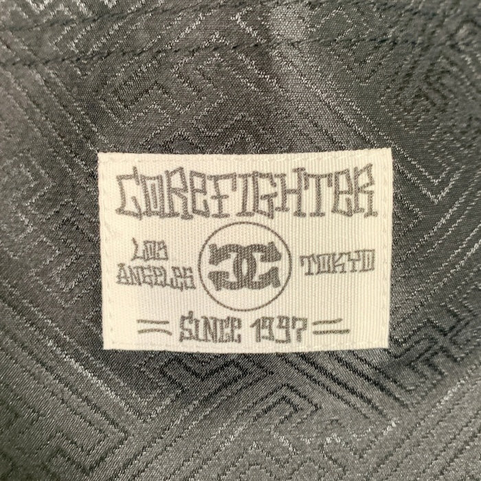CORE FIGHTER コアファイター ショートパンツ ハーフ ショーツ 総柄 全国制覇 ブラック Size L 福生店