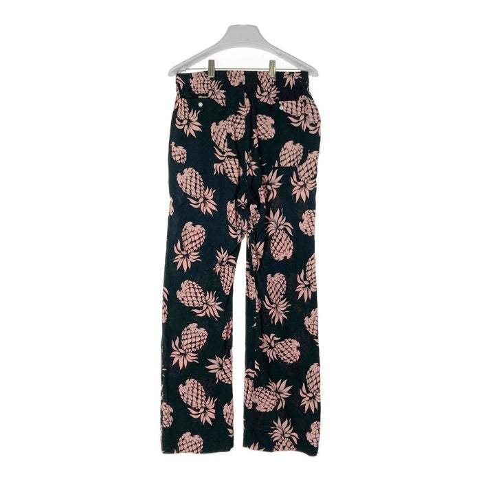 Needles ニードルズ EJ180 RAYON SATEEN PINEAPPLE EASY WESTERN PANT レーヨン パイナップル柄 イージー ウエスタンパンツ ブラック sizeM 瑞穂店