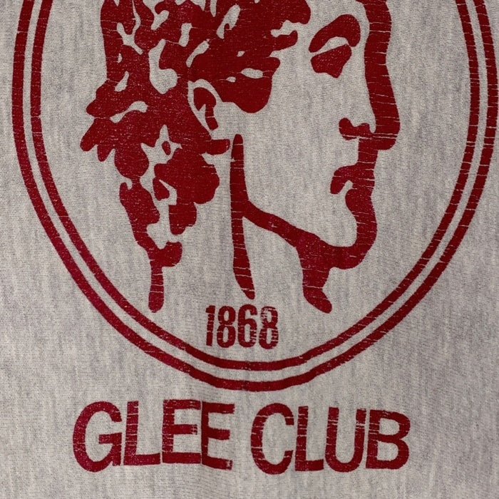 90's Champion チャンピオン CORNELL GLEE CLUB プリント リバースウィーブ クルーネックスウェットトレーナー アッシュグレー USA製 トリコ刺繡 Size M 福生店