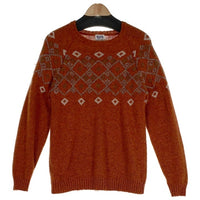 Pherrow's フェローズ 19AW スノーパターン ジャガード ニット セーター オレンジ 19W-PSFS1 Size 40 福生店
