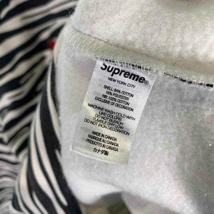 SUPREME シュプリーム 22AW Box Logo Crewneck ボックスロゴ クルーネックスウェットトレーナー ゼブラ Size XXL 福生店
