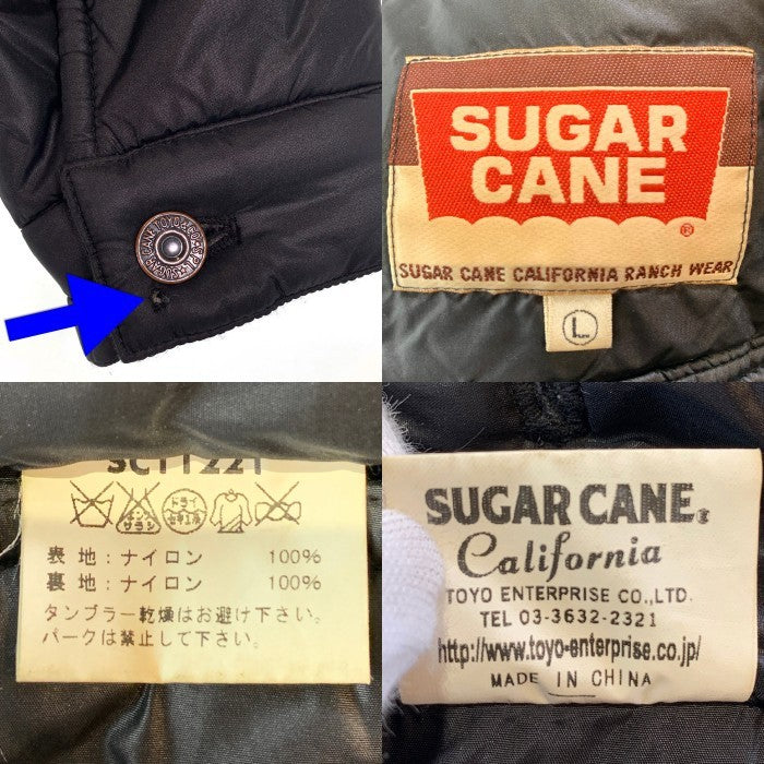 SUGAR CANE シュガーケーン SPEED WAY JACKET ナイロン トラッカージャケット ブラック 3rd型 SC11221 Size L 福生店