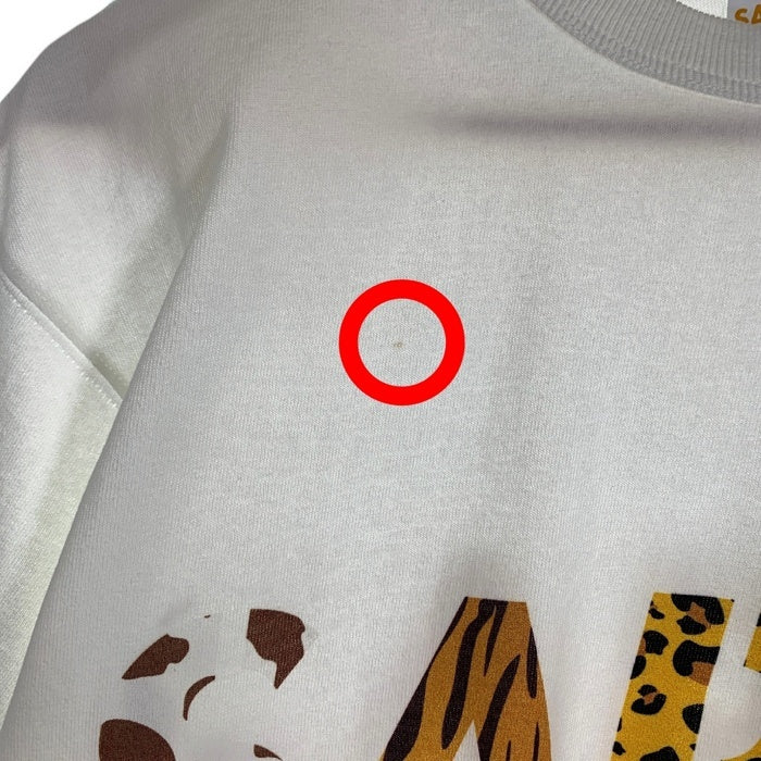 SAPEur サプール アニマルロゴプリント Tシャツ ホワイト A0021-091 Size M 福生店