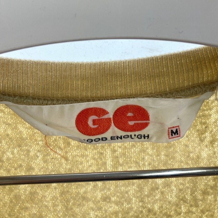 GOOD ENOUGH グッドイナフ 初期タグ レオパードGロゴ スウェットトレーナー ベージュ sizeM 瑞穂店