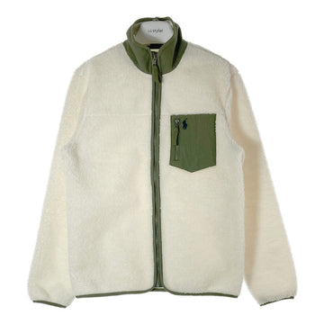 Polo Ralph Lauren ポロラルフローレン 防風フリースジャケット ホワイトxグリーン sizeS 瑞穂店