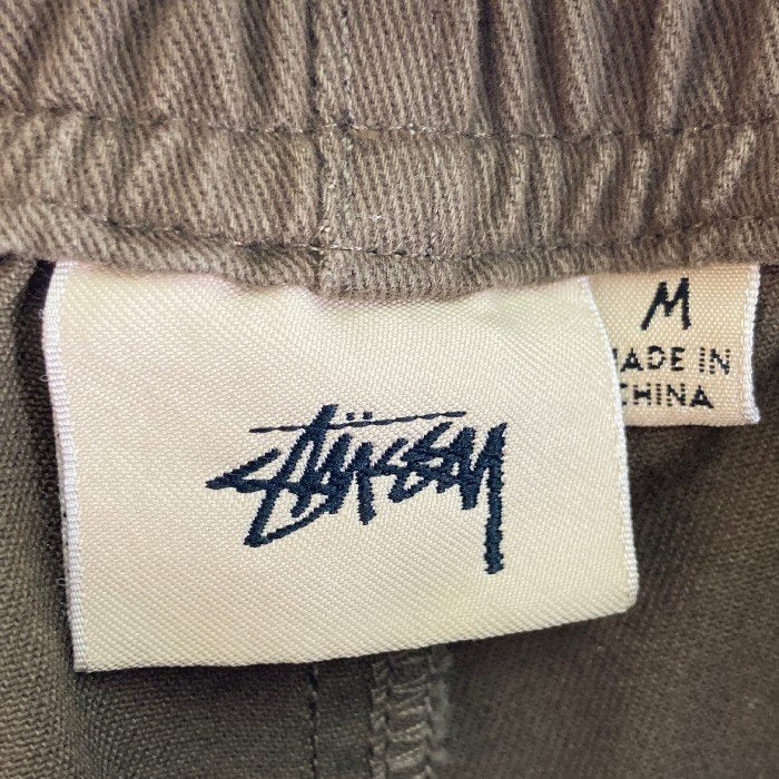 STUSSY ステューシー ELASTIC STUFF ビーチ イージーパンツ ブラウン sizeM 瑞穂店