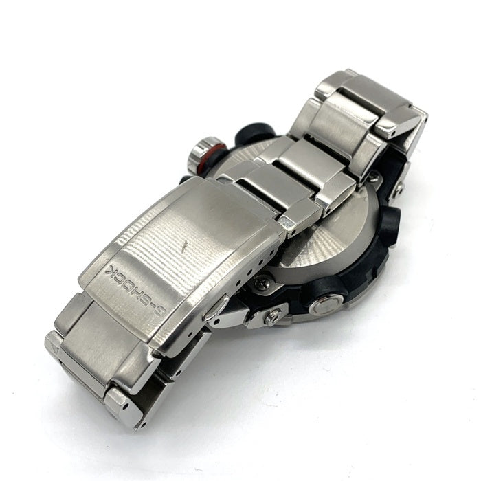 CASIO カシオ G-SHOCK G-STEEL デジアナタフソーラー 腕時計 シルバー ブラック GST-B200 2021年6月購入 福生店