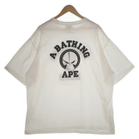 A BATHING APE アベイシングエイプ NEIGHBORHOOD ネイバーフッド プリントTシャツ ホワイト 001TEJ231901C Size 3XL 福生店
