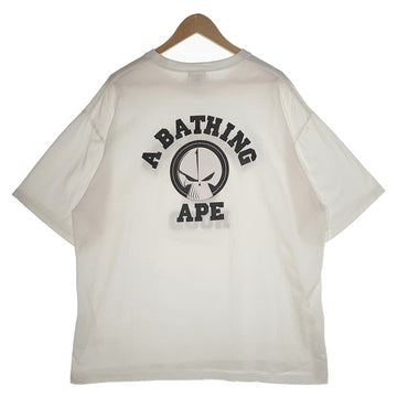 A BATHING APE アベイシングエイプ NEIGHBORHOOD ネイバーフッド プリントTシャツ ホワイト 001TEJ231901C Size 3XL 福生店