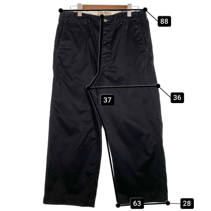 BUZZ RICKSON'S バズリクソンズ Williams Gibson Collection MILITARY CHINOS 1942 MODEL チノ パンツ ブラック  BR41860 Size WAIST 36 INSEAM 35 福生店