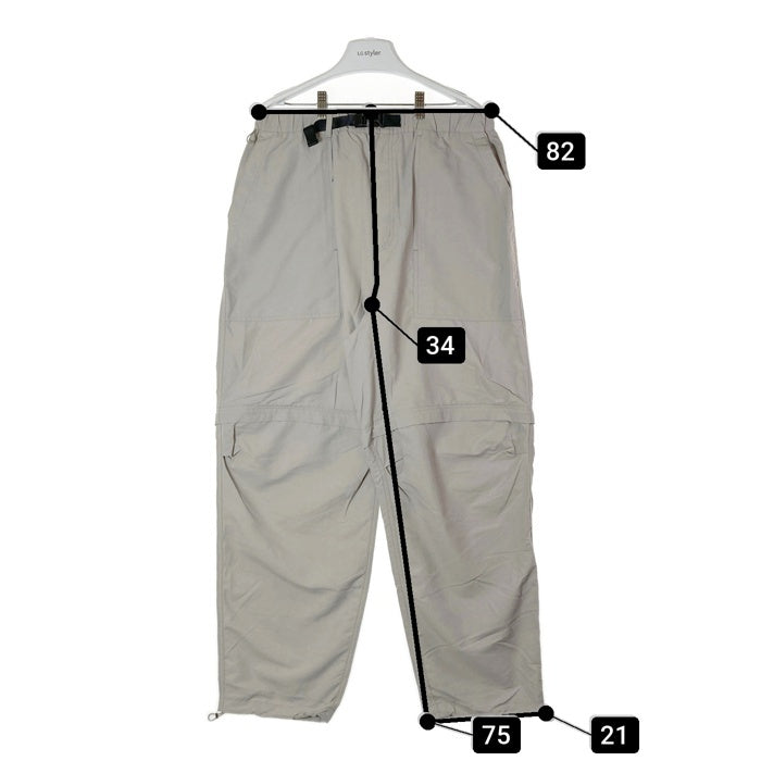 GRIP SWANY グリップスワニー × koti BEAUTY&YOUTH 1214-104-9159 GEAR 2WAY PANTS 1.0 パンツ グレー sizeXL 瑞穂店