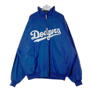 Majestic マジェスティック AJ700 MLB Los Angeles Dodgers ドジャース 裏地フリース 中綿ジャケット スタジャン ネイビー size3XL 瑞穂店