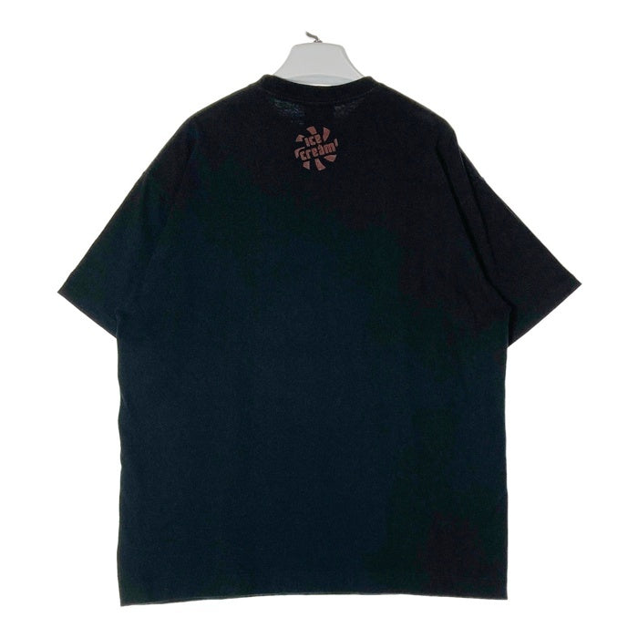 ICE CREAM アイスクリーム チョコバー プリント Tシャツ ブラック sizeXL 瑞穂店