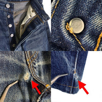 90's Levi's リーバイス 501 ボタン裏555 ボタンフライ BIG E ビッグイー 赤耳 セルビッチ デニムパンツ 501-0003 インディゴ USA製 Size W32 L36 福生店