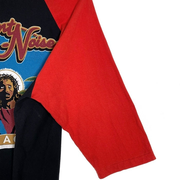 SAINT MICHAEL セントマイケル LASTMAN ラストマン 25SS SS TEE SNT NOISE ラグランスリーブ 七分丈 Tシャツ レッド ブラック SM-HR8-0000-C27 Size L 福生店