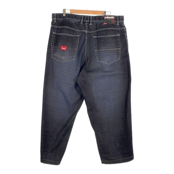 pellepelle ペレペレ デニムパンツ インディゴ バギー 香港製 Size 40 福生店