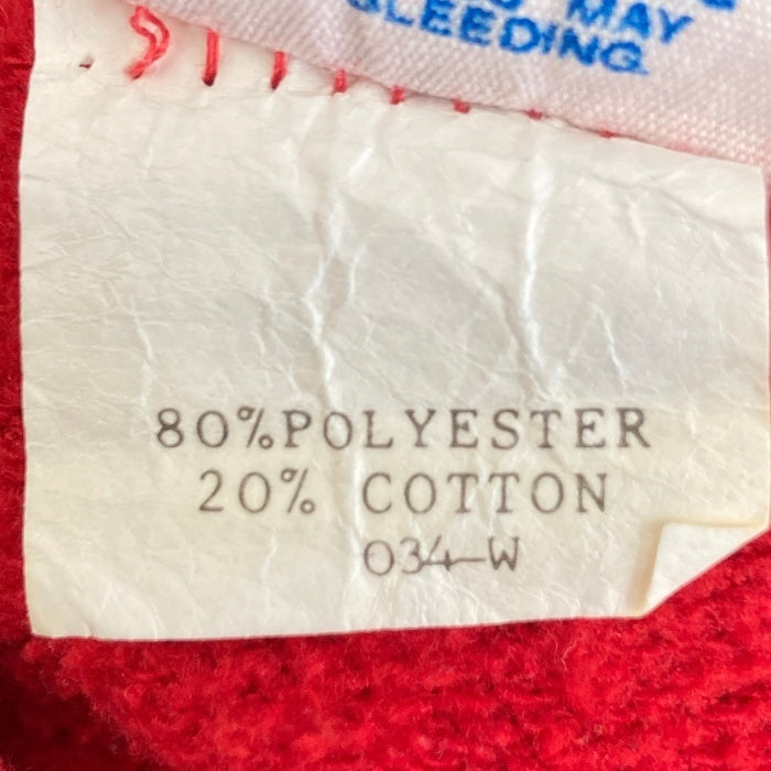 adidas アディダス USA製 パーカー トレフォイル ロゴ 80s レッド sizeS 瑞穂店