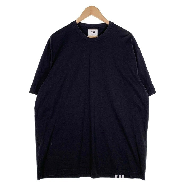Y-3 ワイスリー M 3 STP SS TEE スリーストライプショートスリーブTシャツ ブラック H16334 Size 2XL 福生店
