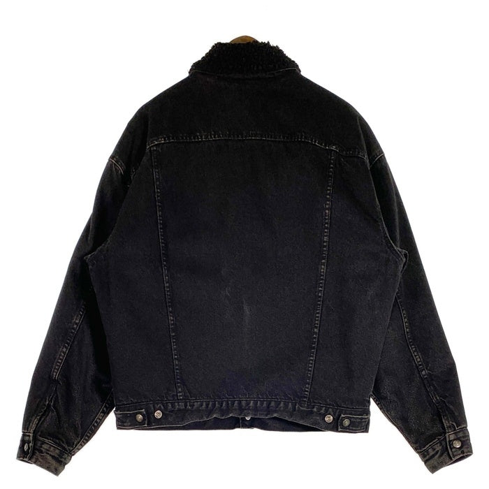 90`s Levi`s リーバイス ブラックデニムボアジャケット トラッカー 70629 4159 USA製 Size L 福生店