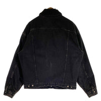 90`s Levi`s リーバイス ブラックデニムボアジャケット トラッカー 70629 4159 USA製 Size L 福生店