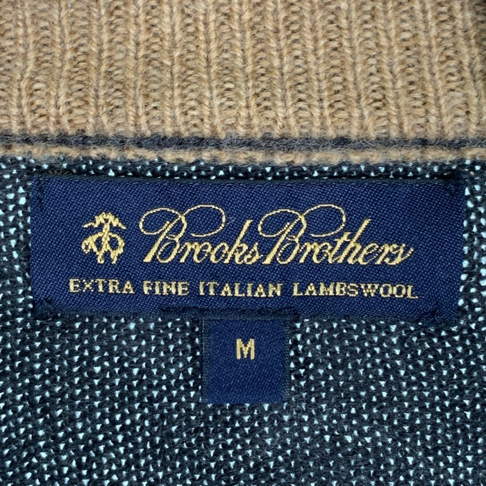 Brooks Brothers ブルックスブラザーズ ハーフジップニット アーガイル グレー sizeM 瑞穂店