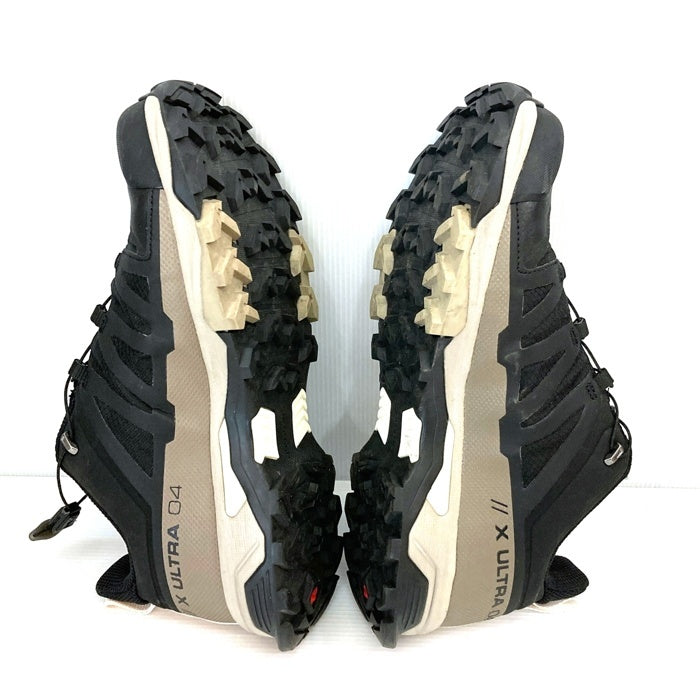 SALOMON サロモン X ULTRA 4 GORE-TEX エックスウルトラ4ゴアテックス ローカットスニーカー トレイル ブラック グレー 412881 Size 27cm 瑞穂店