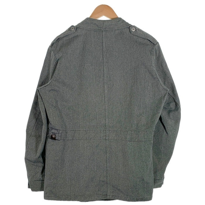 SWISS ARMY スイス軍 デニム 長袖 ミリタリー ワークジャケット グレー Size L相当 福生店