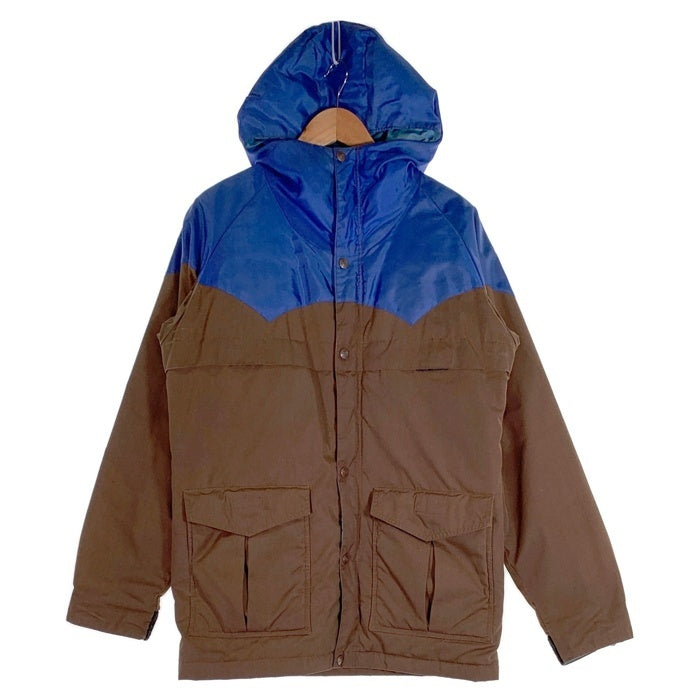 70’s Powderhorn パウダーホーン ウエスタンヨーク マウンテンパーカー 中綿 ブラウン ブルー Size M 福生店
