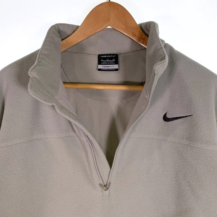 NIKE GOLF ナイキ ゴルフ ハーフジップ プルオーバーフリースジャケット ライトグレー 441300-061 Size XL 福生店