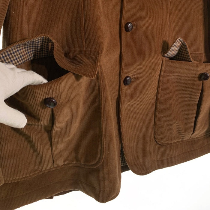 Brooks Brothers ブルックスブラザーズ コーデュロイ 3B テーラードジャケット ブラウン カジュアル Size L 福生店