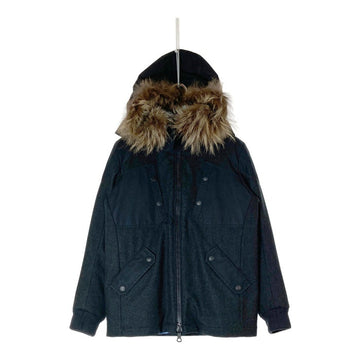 MONCLER モンクレール 122-09R-41307-15 FAIRFIELD GIUBBOTTO ウール ファー ダウンジャケット ブラック size0 瑞穂店