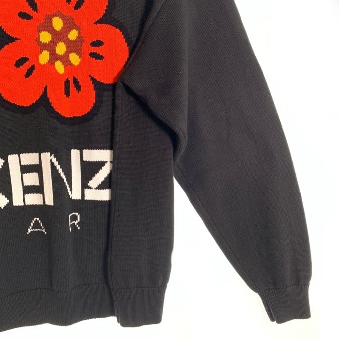 KENZO ケンゾー BOKE FLOWER ニット セーター ブラック FD65PU4273LD Size M 福生店