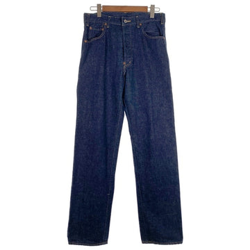 80's LEVI'S リーバイス 701XX BIG E 復刻 バックルバック テーパードデニムパンツ インディゴ 紙パッチ 日本製 89年 Size 34×33 福生店