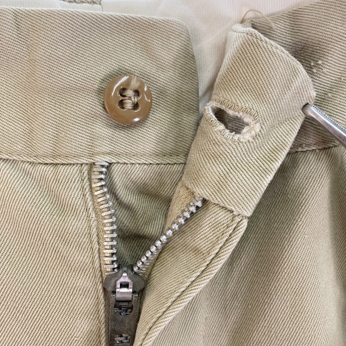 US ARMY アメリカ軍 60's~ アーミーチノ DSA-100-2059 TALONジップ チノパンツ size38 瑞穂店