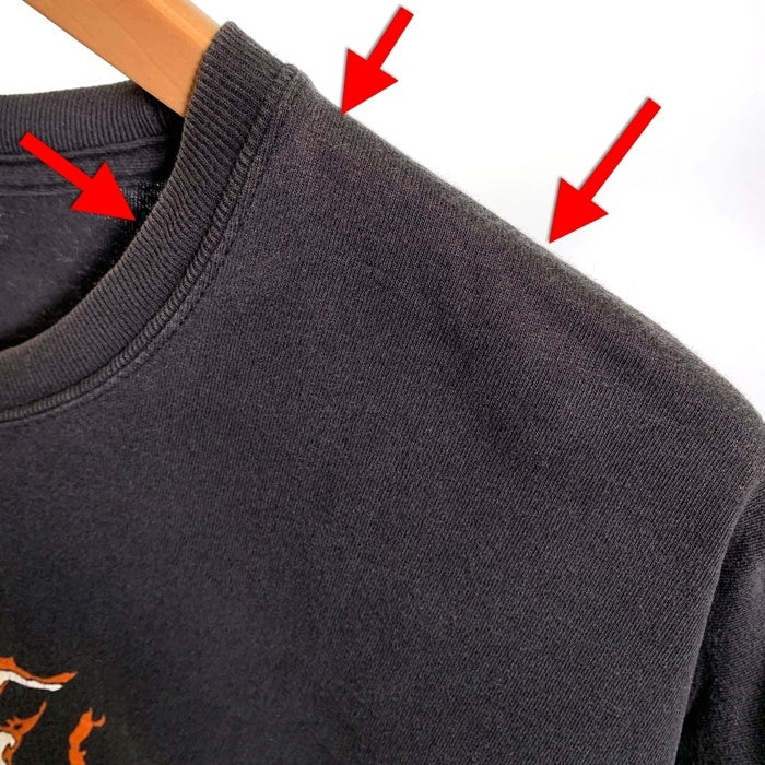 00's THREE MILE PILOT スリーマイルパイロット 僧侶プリントTシャツ ブラック Hanes2枚タグ Size 2XL 福生店