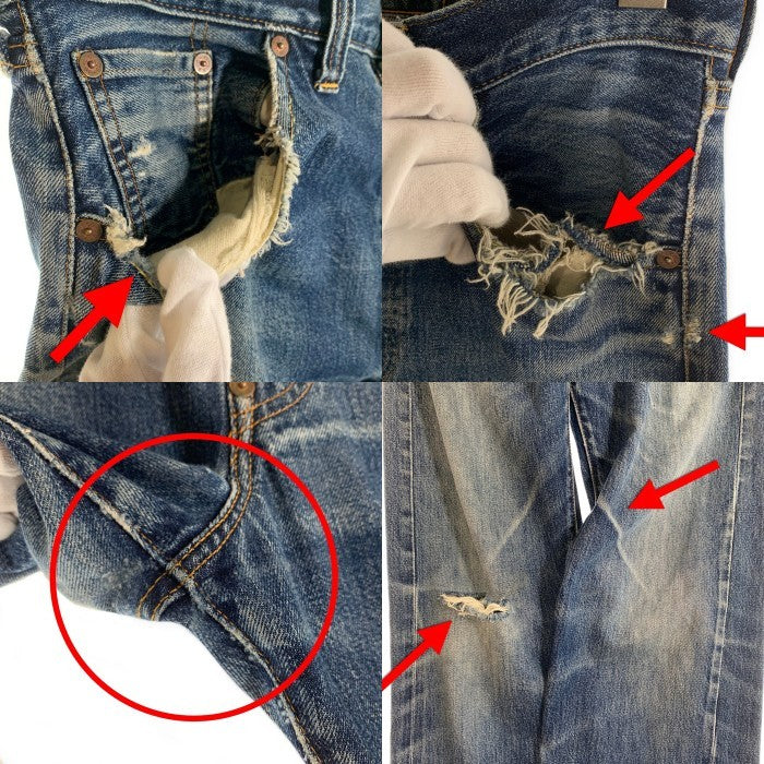 90's Levi's リーバイス 201XX 復刻 デニムパンツ ビッグE  ボタン裏 555 インディゴ 201-0004 USA製 Size W34 L36 福生店