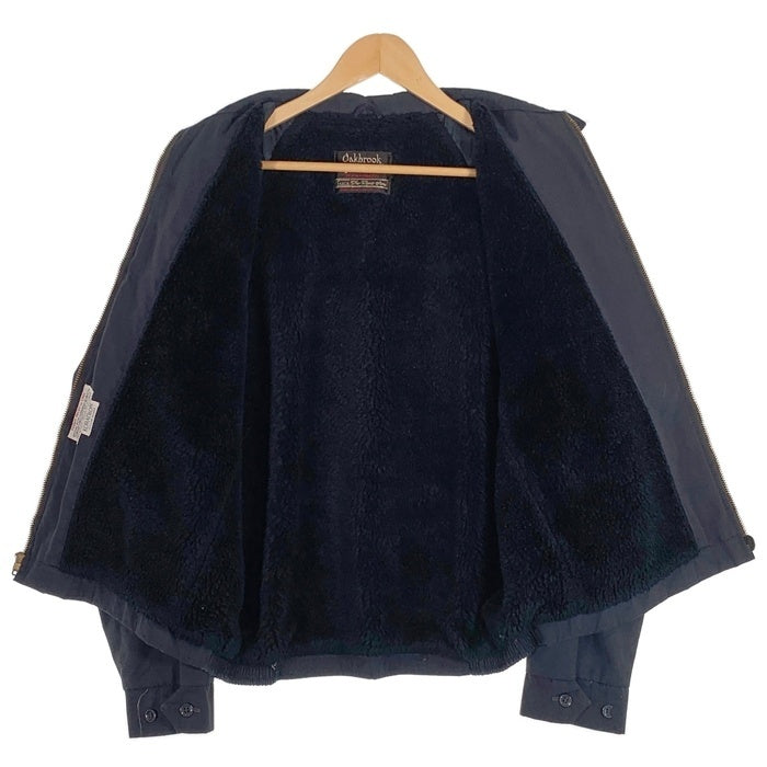60's 70's Sears シアーズ Oakbrook Sportswear オークブルック スポーツウェアー Perma-Prest パーマプレスト 裏ボア TALON ジップ スイングトップ ネイビー USA製 Size 42 福生店