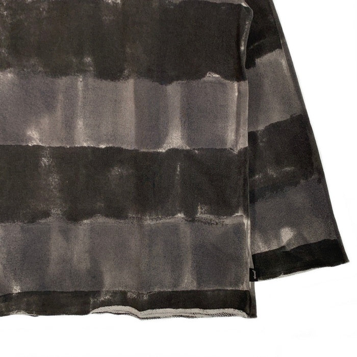 glamb グラム Hardie border sweat ハーディーボーダースウェットトレーナー グレー ブラック 薄手 GB0318/CS12 Size 4 福生店