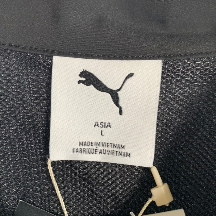 PUMA プーマ PISTE 半袖 シャツ バックプリント ブラック 694437 Size L 福生店