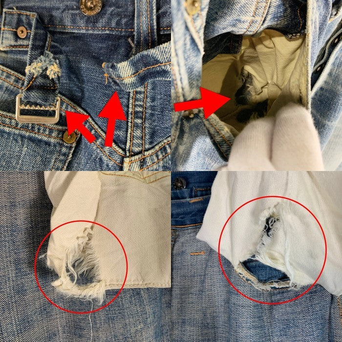 90's Levi's リーバイス 201 ボタン裏555 シンチバック ボタンフライ 赤耳 青耳 セルビッチ デニムパンツ 20201-0020 USA製 Size W34 L36 福生店