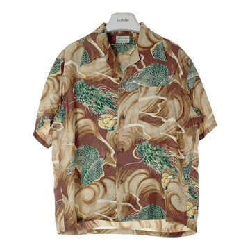 SUN SURF サンサーフ SS30692 SILK S/S SPECIAL EDITION ROYAL HAWAIIAN DRAGON アロハシャツ ブラウン sizeM 瑞穂店