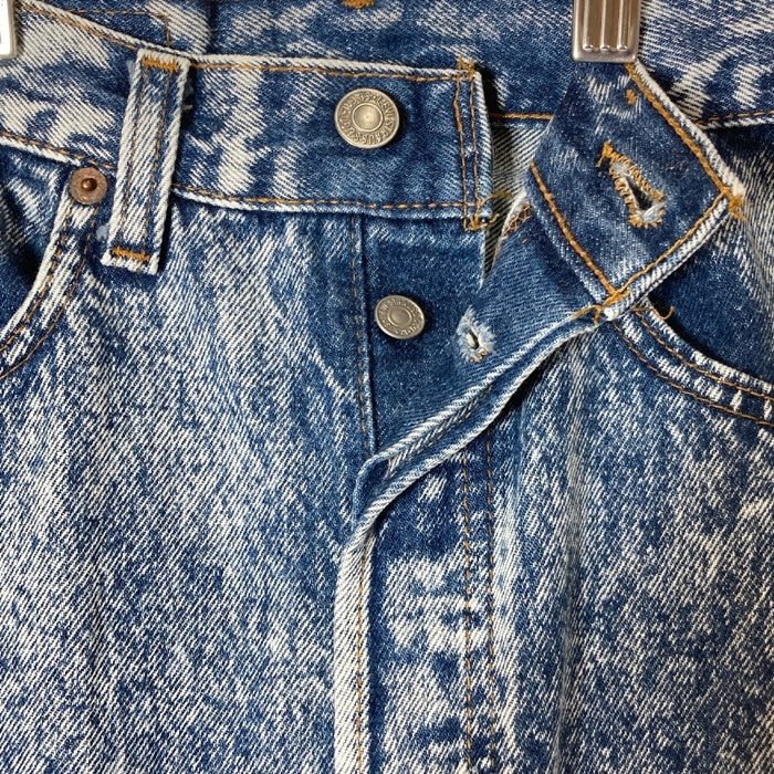 Levi's リーバイス 501 USA製 ボタン裏524 ケミカルウォッシュ デニムパンツ インディゴ sizeW31 瑞穂店