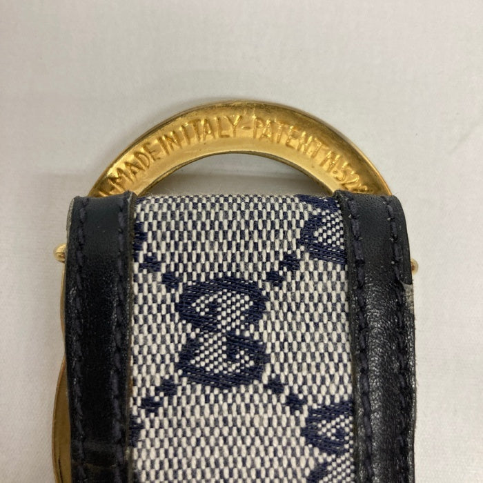 OLD GUCCI オールドグッチ ベルト GG金具 ネイビー size75/30 瑞穂店