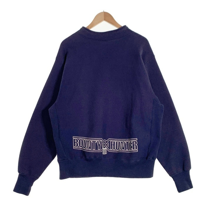 90's BOUNTY HUNTER バウンティー ハンター CAMBER キャンバー MOCK NECK SWEAT モックネック スウェット ネイビー Size L 福生店