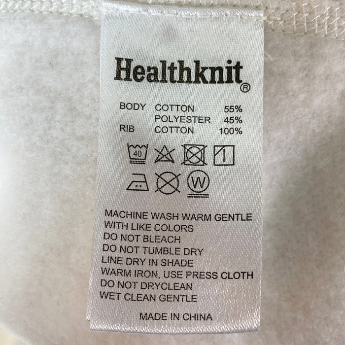 Healthknit ヘルスニット × JOURNAL STANDARD ジャーナルスタンダード ヘンリーネックスウェット ホワイト sizeL 瑞穂店