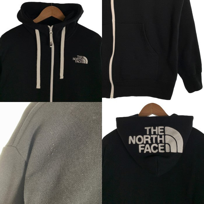 THE NORTH FACE ノースフェイス Rearview FullZip Hoodie リアビューフルジップフーディ スウェットパーカー ブラック NT62130 Size XL 福生店
