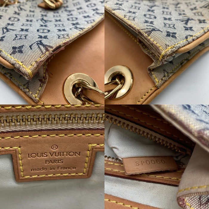 LOUIS VUITTON ルイヴィトン M92002 モノグラムミニ カミーユ チェーン ショルダーバッグ インディゴ×ベージュ 瑞穂店